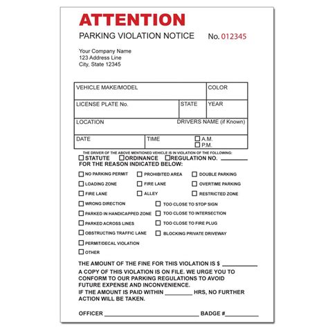 Parking Citations/Tickets .